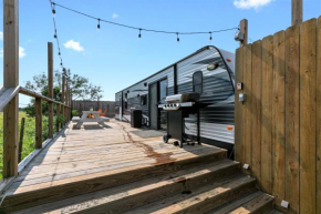 Stunning Luxury Travel Trailer Home with Hot Tub and Grill